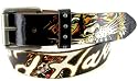 Don Ed Hardy Tiger Open Mouth Leather Belt Audigier