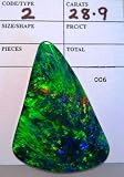 Jewelry : (1) 28.09 ct. Lightning Ridge Collector Opal