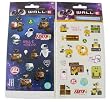 Disney Pixar Wall E Stickers - 2 Pack (4 Sheets) Adhesive Autocollants
