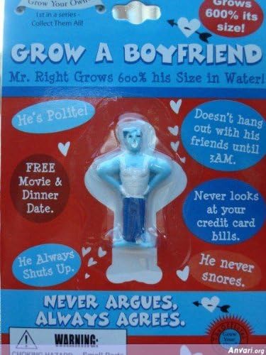 Grow Your Own-Boyfriend (Choices may vary)
