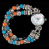 Tennessee Lady Volunteers Logo Beaded Watch NCAA College Athletics