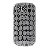 Amzer Luxe Argyle High Gloss TPU Soft Gel Skin Case for Samsung/Google Nexus S - Clear