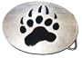 Grizzly Black Bear Print Claw Belt Buckle Native American