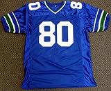 Steve Largent Autographed Seattle Seahawks Jersey HOF 95 PSA/DNA