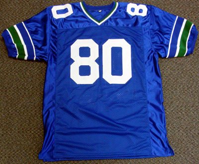 Steve Largent Autographed Seattle Seahawks Jersey HOF 95 PSA/DNA