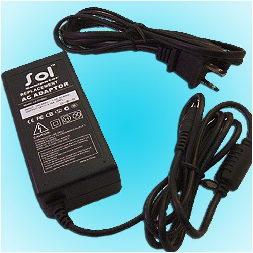 SOL COMPUTER 60W Notebook AC Adapter for Gateway LT3103U, LT3114U, MINI