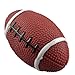 Dogloveit Dog Football Rubber Ball Toy with Sound Squeaker Squeaky Toy for Pets Puppies Dogs Cats