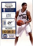 2010 11 Playoff Contenders Plates & Patches Basketball Card # 99 JaVale McGee Washington Wizards In a Protective Screwdown Display Case!
