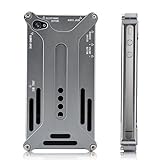 Transformer Style Aluminum Case for Iphone 4 4S - Gray + Free anti-scratch screen protector!