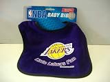 LA Los Angeles Lakers NBA Basketball Team Infant Baby 2-Tone Snap Baby Bib