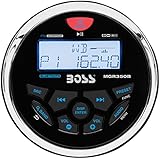 BOSS AUDIO MGR350B Marine Gauge MECH-LESS  Receiver, with Audio Streaming
