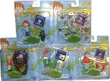 Horrid Henry - 5 pack of Wicked Tricks - Super Snappy Gum, Wiggly Worms, Freakish Flies & Creepy Spiders, Sneaky Fart Whistle, Creepy Cockroach & Mushy Maggots - each with a Horrid Henry figure