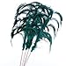 Decorative Artificial Peacock Feather Sprays | 4 Stems | for Indoor Decor