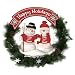 Detroit Red Wings Christmas Snowman Holiday Wreath