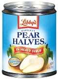 Libbys Pear Halves In Heavy Syrup, 8.5-Ounce Cans (Pack of 12)
