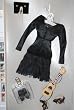 Marilyn Monroe "Some Like it Hot" Black Dress with Guitar by Franklin Mint