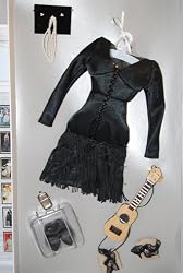 Marilyn Monroe "Some Like it Hot" Black Dress with Guitar by Franklin Mint