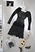 Marilyn Monroe "Some Like it Hot" Black Dress with Guitar by Franklin Mint