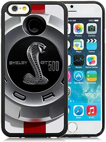 Vicente Generic iPhone 6 TPU Case,Ford Mustang Black Shell Case for iPhone 6S 4.7 Inches
