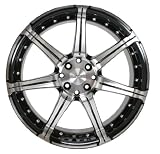 Kyowa Racing Series 518 Black/Machined - 18 x 7.5 Inch Wheel