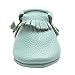Sayoyo Baby Blue Tassels Soft Sole Leather Infant Toddler Prewalker Shoes (0-6 months, Blue)