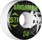 Bones Bingaman STF Rocker 54mm Skateboard Wheels (Set Of 4)