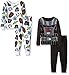 Star Wars Toddler Boys' 4-Piece Pajama Set, Black, 4T