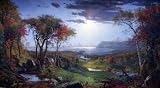 Autumn - On the Hudson River by Jasper Francis Cropsey canvas art print, 16 X 10 DIY Project
