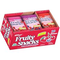 Kellogg's Fruity Snacks Variety Pack, 36-Count Singel Serve Snacks (Pack of 2)