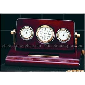 Clock Thermometer Hygrometer on Base by PhotoFramesPlus