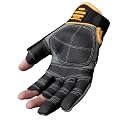 DeWalt FRAMER Fingerless Framers Gloves - Black / Yellow
