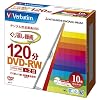 �O�H���w���f�B�A Verbatim DVD-RW(CPRM) ����Ԃ��^��p 120�� 1-2�{�� 5mm�P�[�X 10���p�b�N ���C�h����Ή� �z���C�g���[�x�� VHW12NP10V1