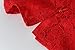 Mud Kingdom Toddler Girls Lace Dress Sleeveless Floral Elegant Solid Color Casual A-line Crew Neck Red 2T