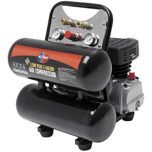 All Power America APC4006 3.5 Horsepower 5 Gallon 115 PSI Twin Tank Air Compressor