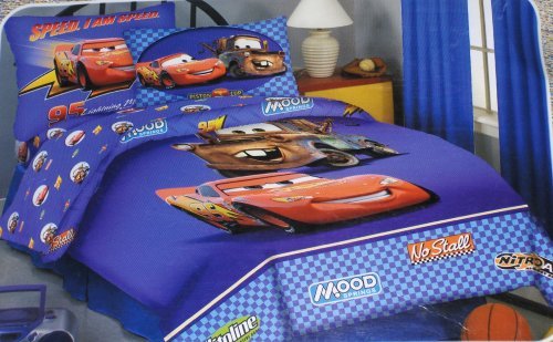 Disney PIXAR The World of Cars Twin Comforter Reversible McQueen & Mater