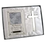 Frame and Cross Baptism Baby Gift Set by Stephan Baby