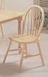 Set of 4 Natural Finish Arrow Back Farm House Wood Dining Chair/Chairs