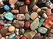 Variety of Mix Gemstones Grams Semi-Precious Stones, Size 4mm-25mm (Small to XL) Focal Pieces, Turquoise,Tiger Eye, Hole Drilled Beads for Jewelry Making