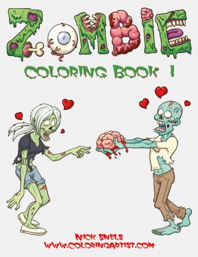 Zombie Coloring Book 1 (Volume 1)