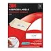 3M Permanent Adhesive Address Labels, 1.33 x 4 Inches, White, 1400 per Pack (3100-F)