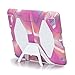 TRAVELLOR New Hot Item Ipad 2/3/4 Case Silicone Plastic Dual Protective Back Cover Kid Proof Extreme Duty Case Standing Case for Ipad,ipad 4,ipad 3,ipad 2 Rainproof Sandproof Dirtproof Shockproof- Multiple Color Options (PINK CAMO/WHITE)