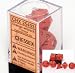 Chessex Opaque Orange 7 piece dice set