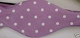 Marlon Garci 100% Silk Purple & White Polka Dot Bow Tie