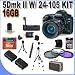 Canon EOS 5D Mark II 21.1MP Full Frame CMOS Digital SLR Camera with EF 24-105mm f/4 L IS USM Lens w/16GB CF Memory + Battery Grip + 2 Extra Extended Life Batteries + USB Card Reader + Shock Proof Deluxe Hard Case + 3 Piece Filter Kit + Professional Full Size Tripod + Memory Card Wallet + Accessory Saver Bundle! .