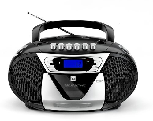 DGC GmbH Dual P 67-2 Radiorecorder-Boombox (Kassette, CD/MP3-Player, UKW/MW-Tuner, USB) schwarz