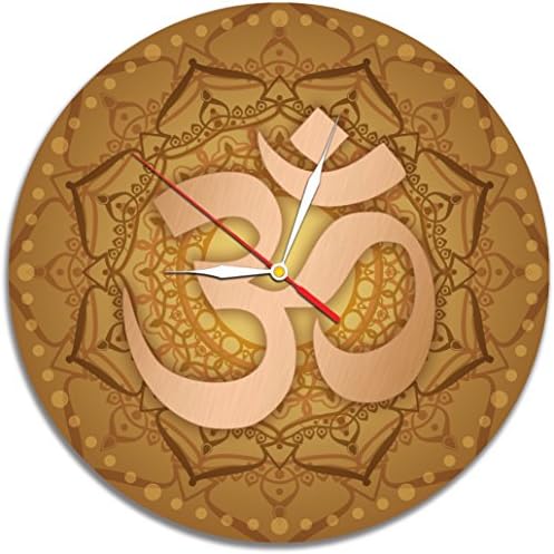 Yoga Decal Waterproof Color Modern Sticker Wall Clock - Decorate your home with Colored Art - Best gift for men and women, friend, girls and boys - Win a prize for a feedback