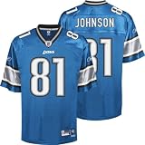 Calvin Johnson Detroit Lions 2009 Home Premier NFL Jersey - X-Large