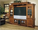 Encore Home Entertainment 61-4 Series Southfield Brown Cherry 4-Piece Entertainment Center