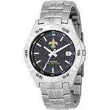 Fossil Men's NFL1109 NFL New Orleans Saints Round Dial Watch
