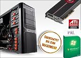 One Gamer-PC Core i5-760, 4x2,80Ghz (Quadcore), 4 GB DDR3-RAM, 1000GB HDD SATA2, DVD-Brenner, 1024MB ATI Radeon HD5770, 7.1 Sound, GigaBit-LAN, HDMI, DVI, inkl. Microsoft Windows 7 Home Premium 64-Bit